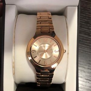 Anne Klein rose gold watch